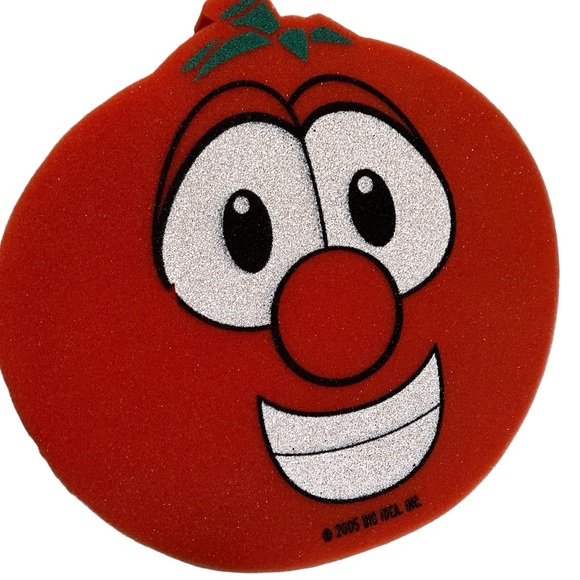 Veggie Tales Foam Fingers Bob The Tomato & Larry The Cucumber 2005 Big Idea Inc - Picture 9 of 15